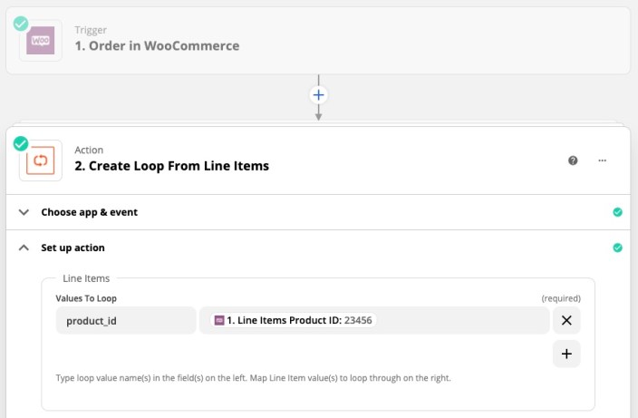 Looping by Zapier Setup