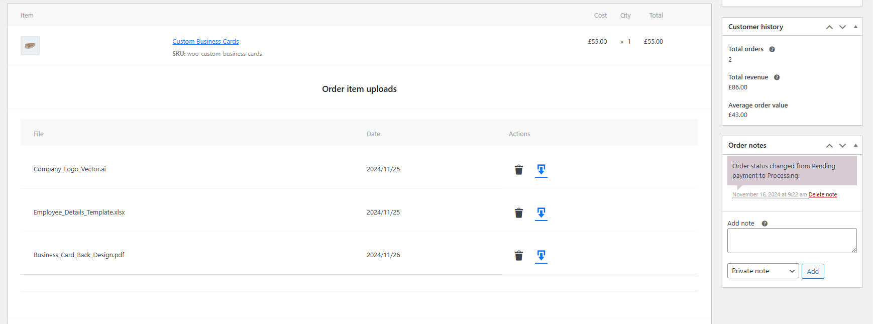 Order Files Uploader - WooCommerce Marketplace