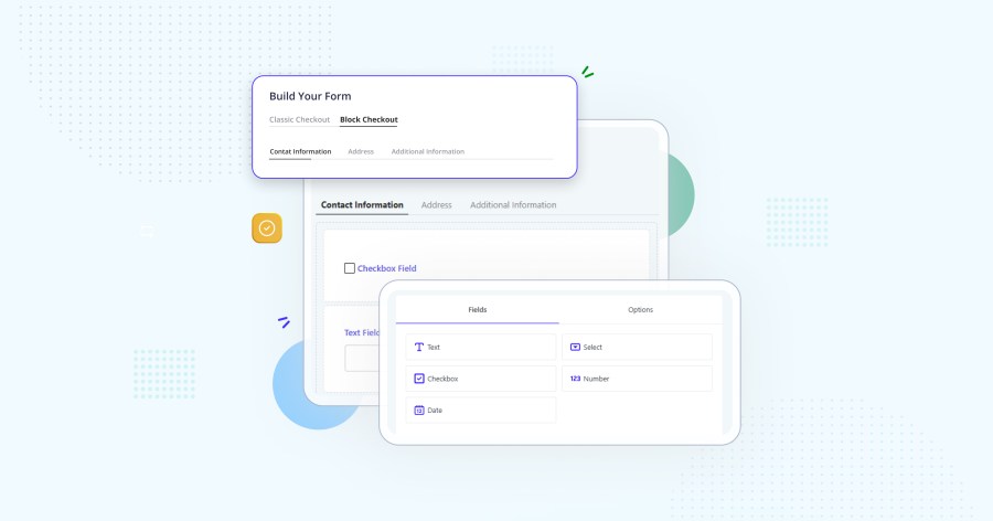 Custom checkout fields displayed in the WooCommerce Checkout Block