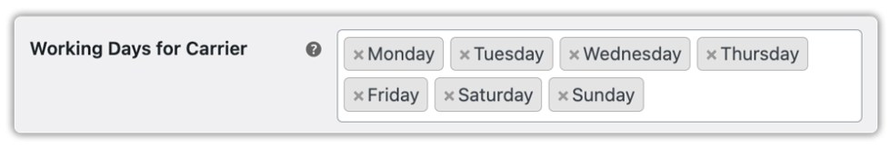 carrier_working_days