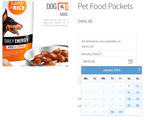Specific Dates & Recurring Weekdays Deliveries - Tyche Softwares Documentation