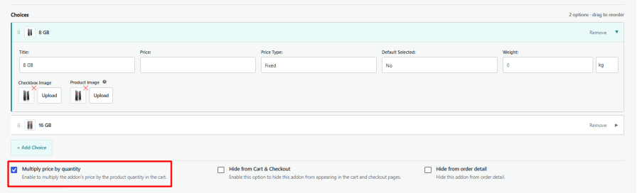 Flexible Pricing Options for Add-ons