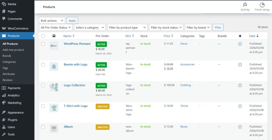 Backorder Plugin