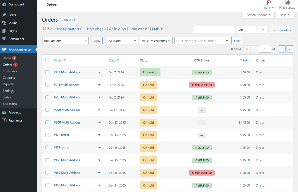 Professional Security Insights - Admin Status Badges: