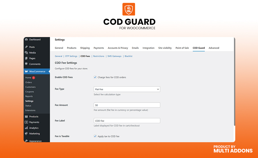 COD Guard - WooCommerce Marketplace