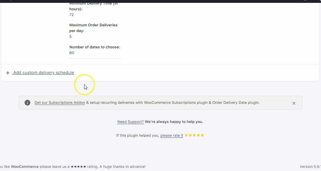 How do I set my delivery schedules? 7 How do I set my delivery schedules? - Tyche Softwares Documentation