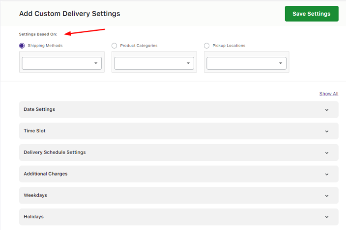 How do I set my delivery schedules? 6 How do I set my delivery schedules? - Tyche Softwares Documentation