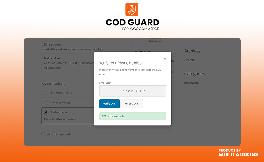 COD Guard - WooCommerce Marketplace