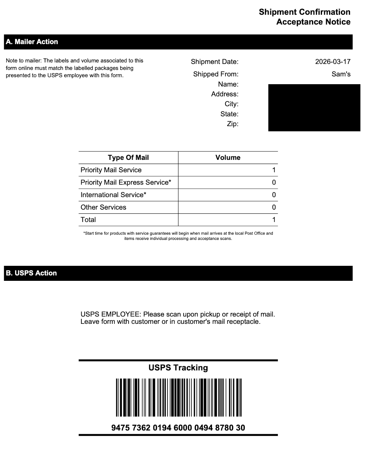 USPS SCAN forms now available in WooCommerce Shipping