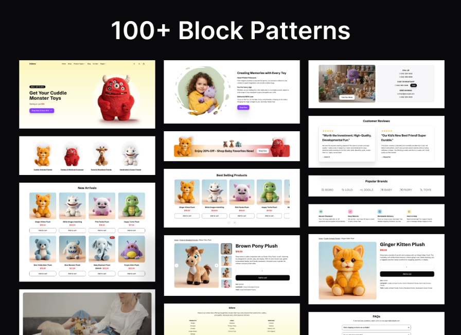 100 + Block Patterns
