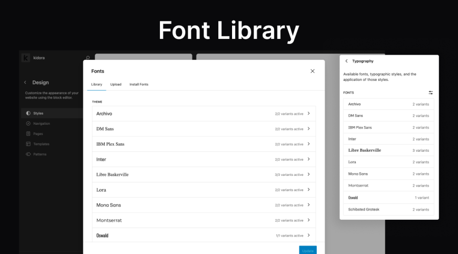Kidora - font library