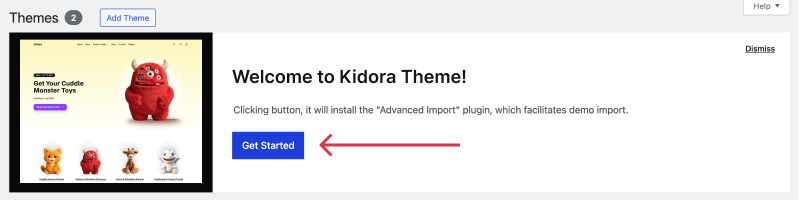 Kidora - get started