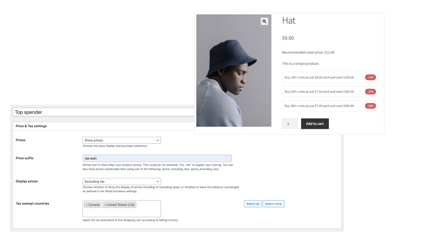 Custom Pricing Control