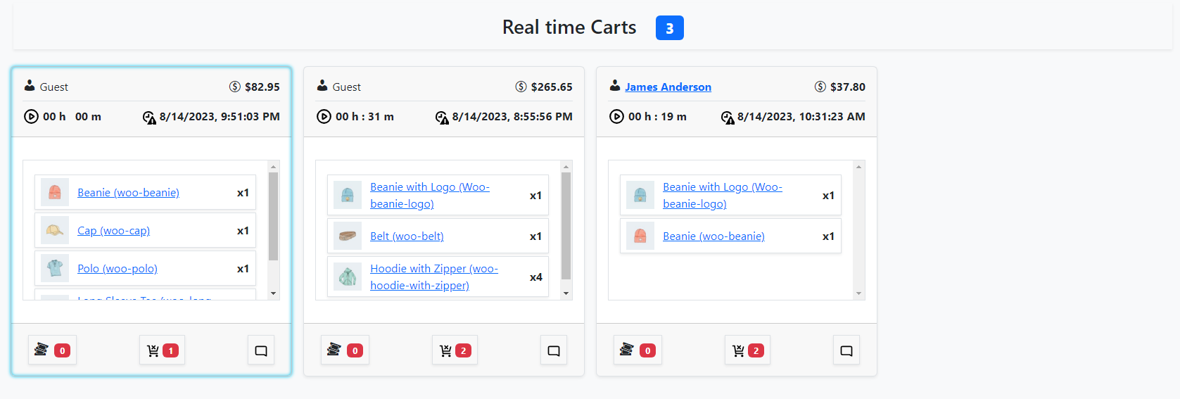 Real Time Cart Tracker - WooCommerce Marketplace