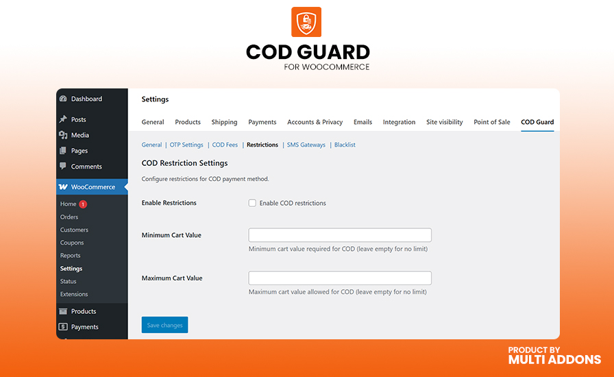 COD Guard - WooCommerce Marketplace