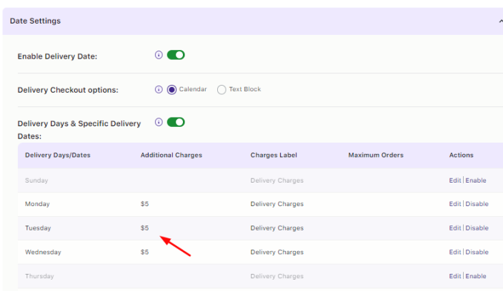 How do I create a custom delivery schedule using default WooCommerce Shipping Methods? 4 How do I create a custom delivery schedule using default WooCommerce Shipping Methods? - Tyche Softwares Documentation