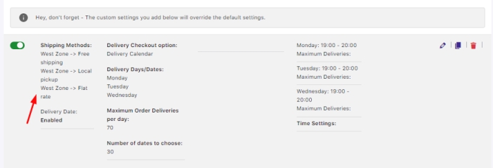How do I create a custom delivery schedule using default WooCommerce Shipping Methods? 5 How do I create a custom delivery schedule using default WooCommerce Shipping Methods? - Tyche Softwares Documentation