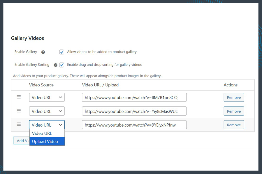 Add Videos to a Gallery via a Link or File Upload