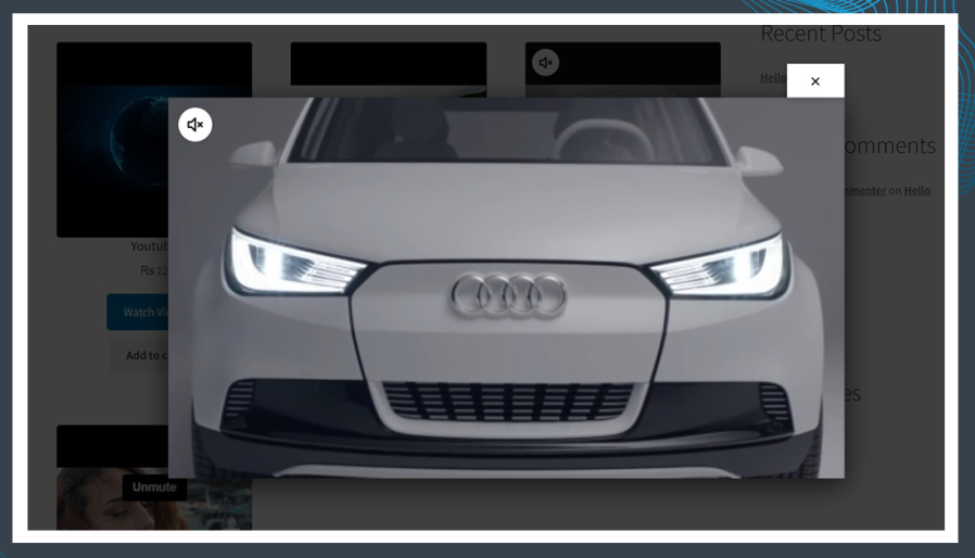 Play Videos in a Pop-up