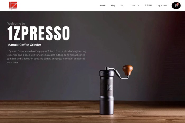 Screenshot of 1Zpresso