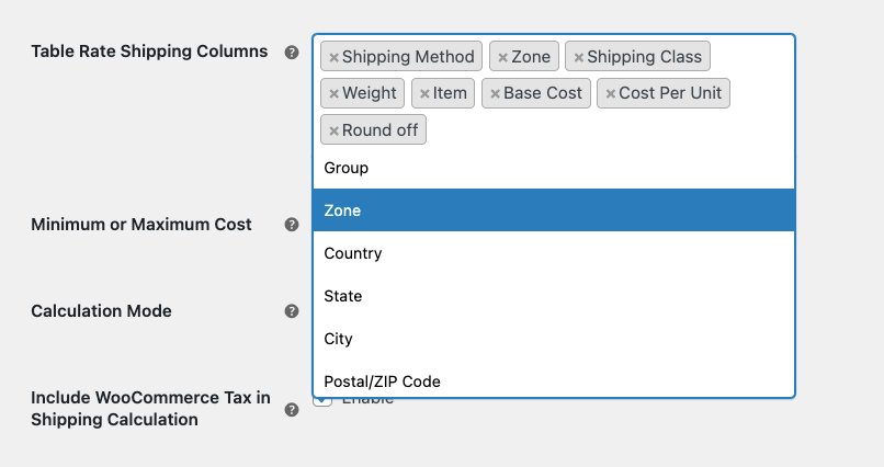 create shipping rules based on your requirements