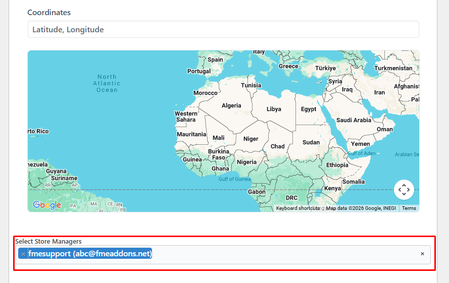 Assign Store to Managers