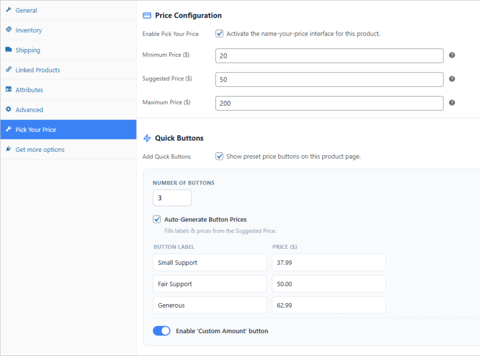 Product-Level Price Configuration