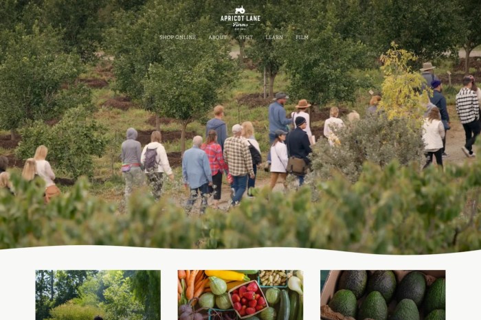 Screenshot of Apricot Lane Farms