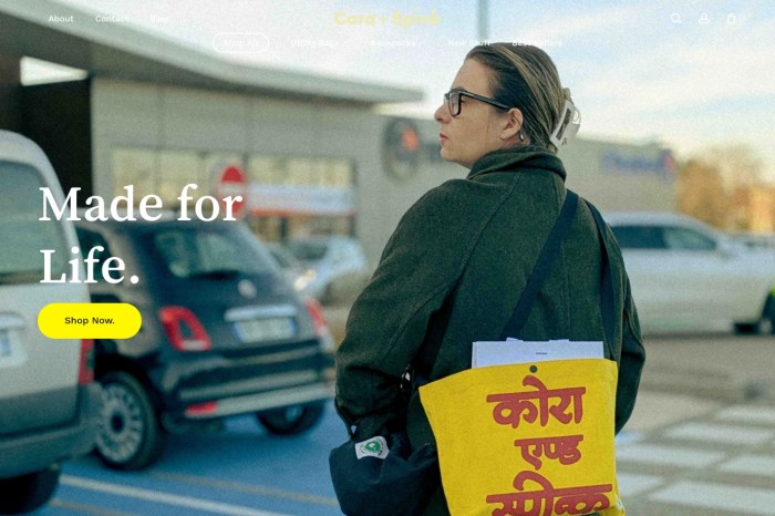 Screenshot of Cora + Spink