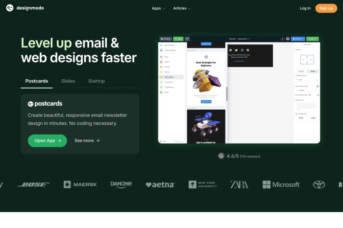 Screenshot of Designmodo