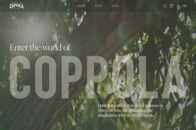 Screenshot of Francis Ford Coppola Winery