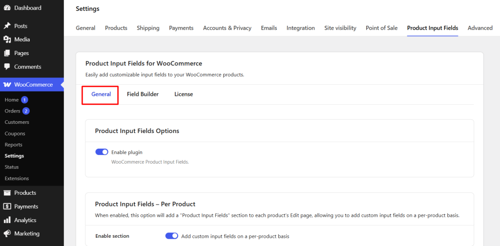 Product Input Fields for WooCommerce Documentation - WooCommerce