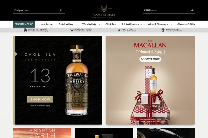 Screenshot of House of Malt