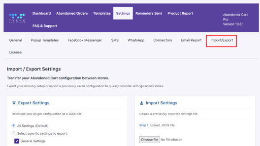 General Settings of Abandoned Cart Pro Documentation - WooCommerce