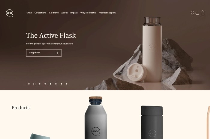 Screenshot of JOCO Cups