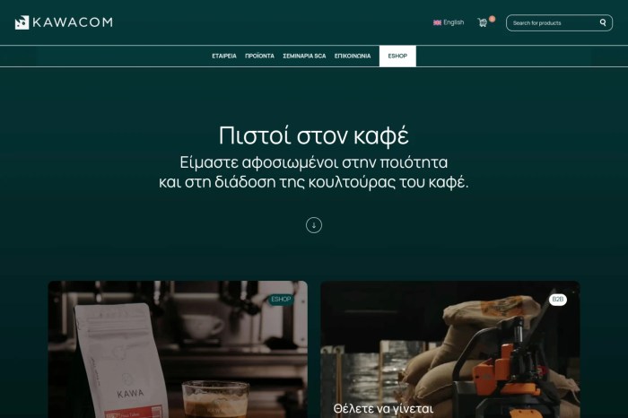 Screenshot of Kawacom Hellas