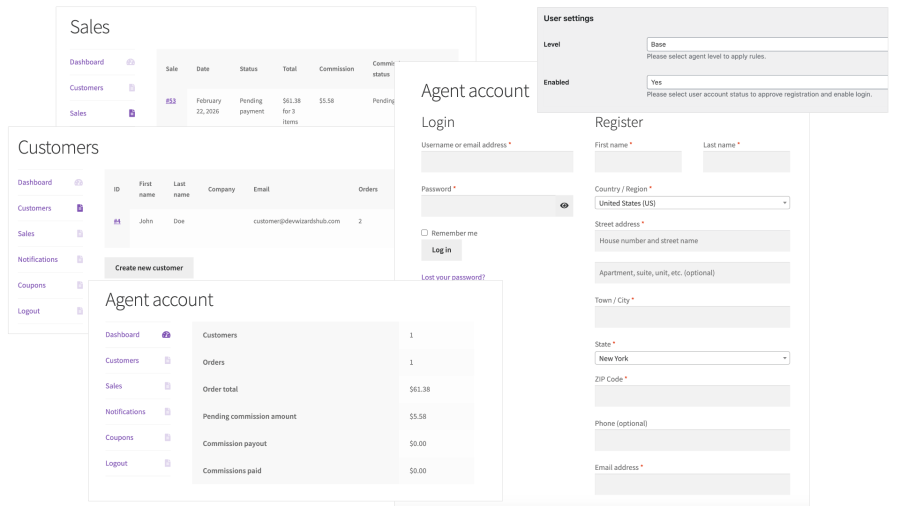 Onboarding, Performance & Customer Management