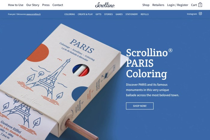 Screenshot of Scrollino