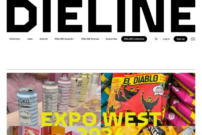 Screenshot of Dieline