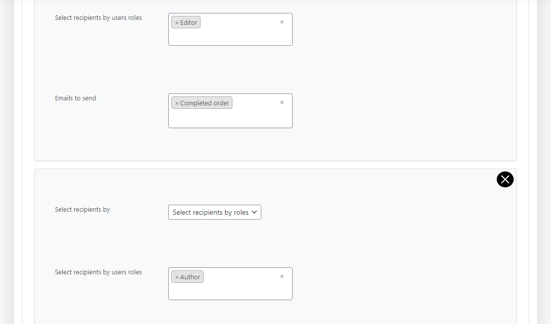 Recipiants Smart Email Recipients - WooCommerce Marketplace
