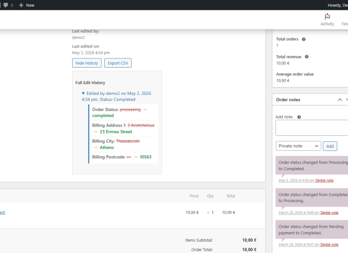 Usage screenshot