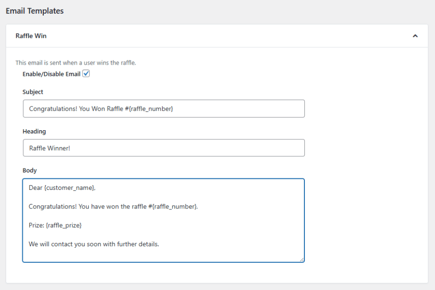 Automated and Customizable Email Notifications