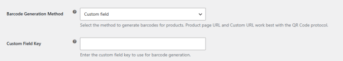 Barcode Generation Method