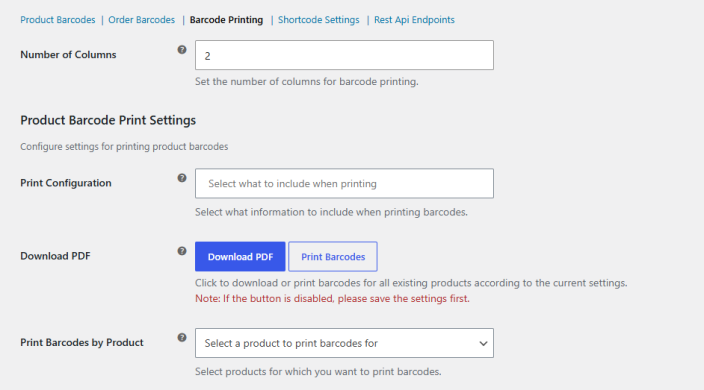 Barcode Printing