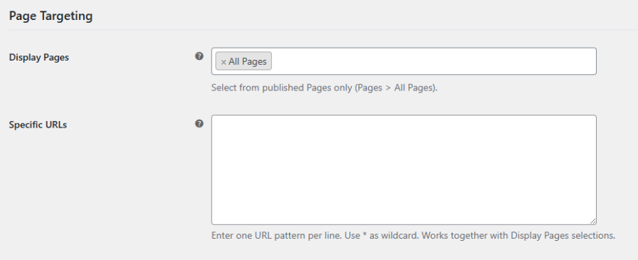 Control Where and How Your Widget Appears