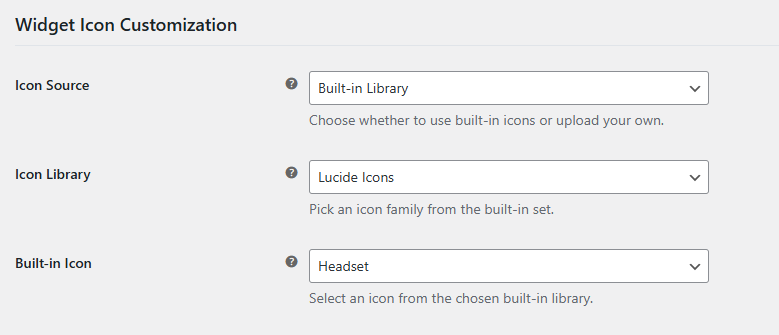 Customize the Chat - Icon and Panel Design