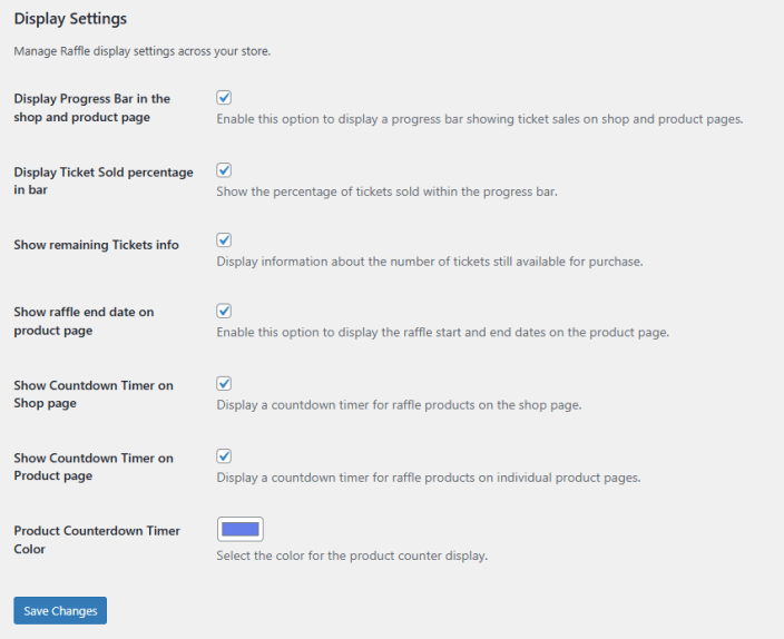 Display Settings
