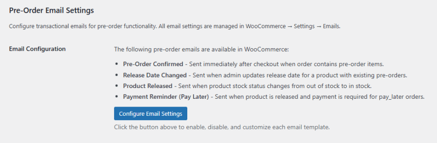 Email Notifications for Admin & Customers