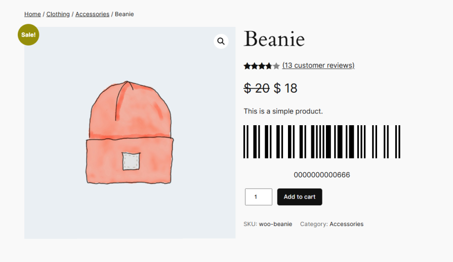 Generate Barcodes for Products