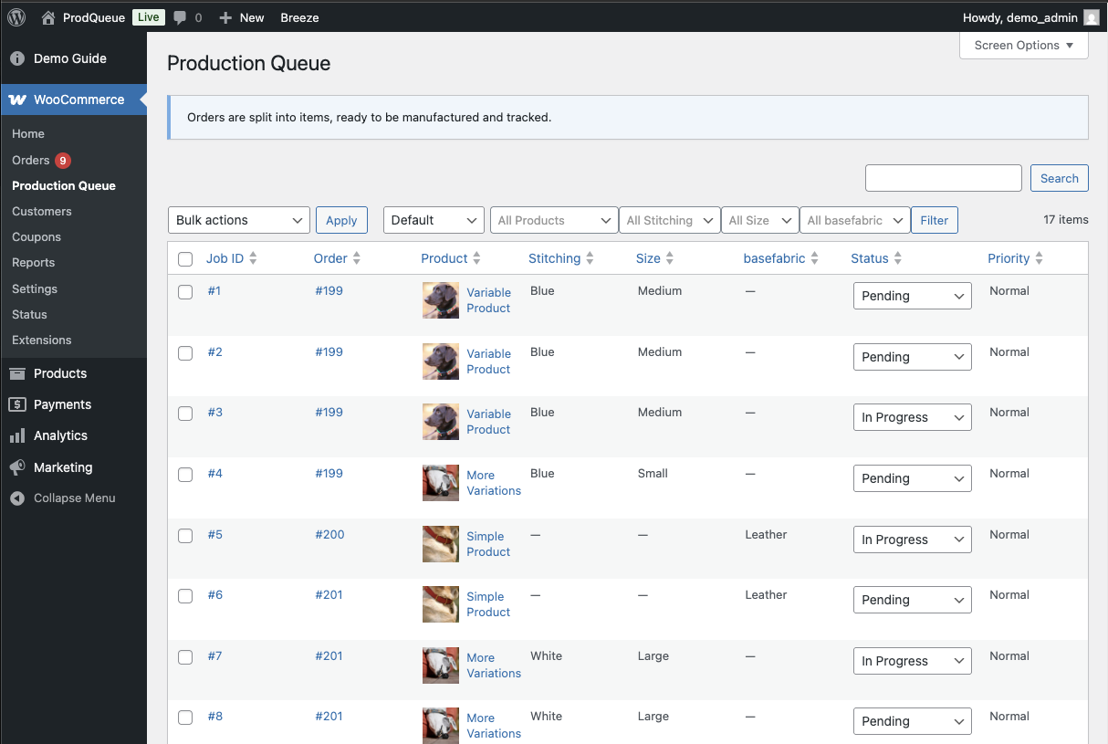 ProdQueue - Production Queue for Made-to-Order Stores - WooCommerce ...
